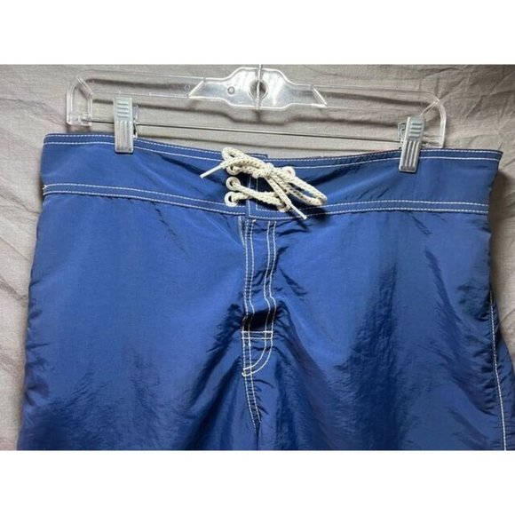 Joe Marlin Shorts Mens 32 Blue Logo‎ Pocketed Drawstring Surfing Men. - Picture 2 of 8